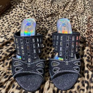 First Sight Crystal Heels